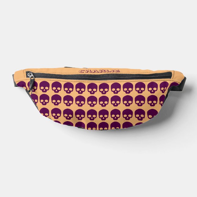 Cool Skull pattern Fanny Pack (Lay Down)
