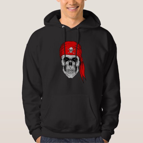 Cool Skull Pirates With Helmet Illustration Graphi Hoodie