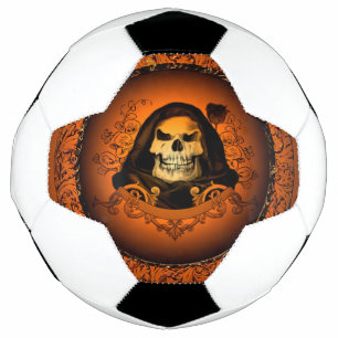 Cool skull soccer ball