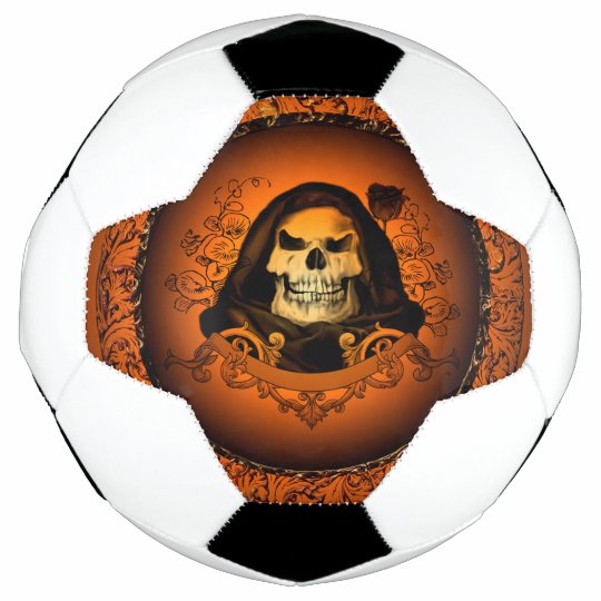 cool skull soccer ball zazzle com