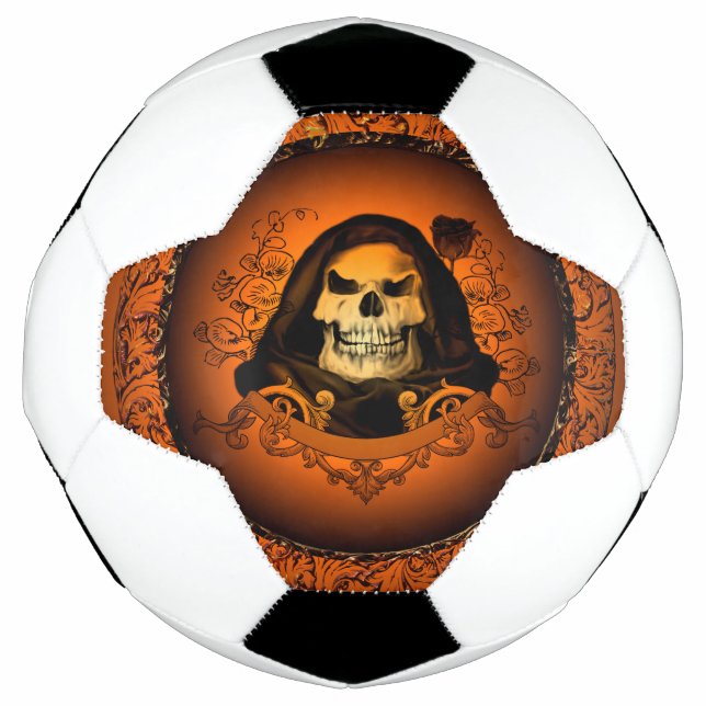 Cool skull soccer ball (Front)