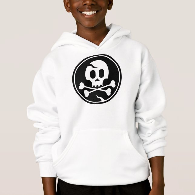 Cool Skull Sweatshirt Hoodie! - Boys or Girls (Front)