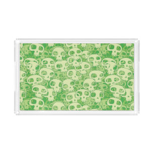 Cool skulls acrylic tray