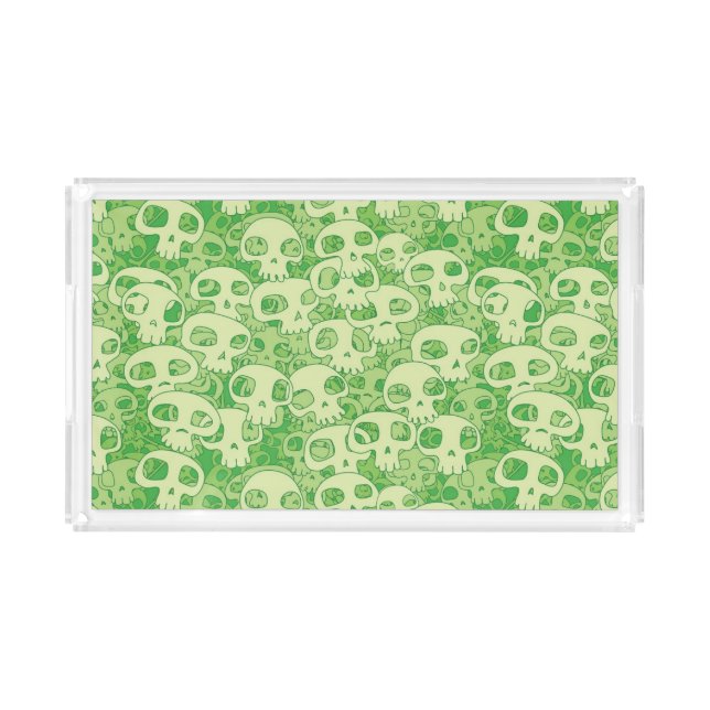 Cool skulls acrylic tray (Front)