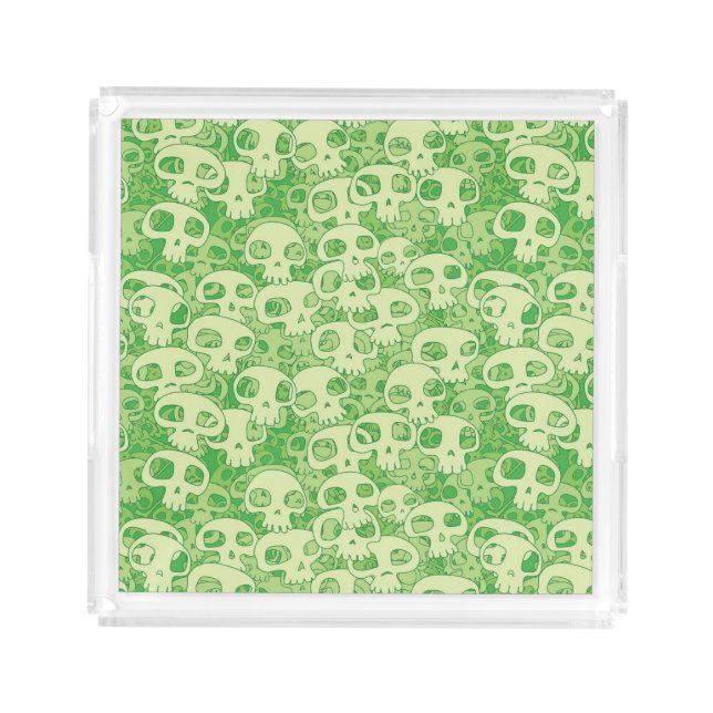Cool skulls acrylic tray (Front)