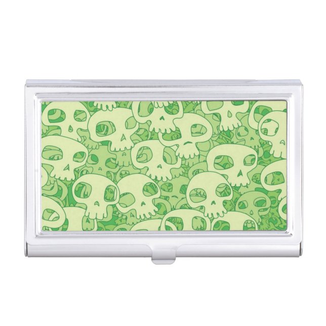Cool skulls business card holder (Front)