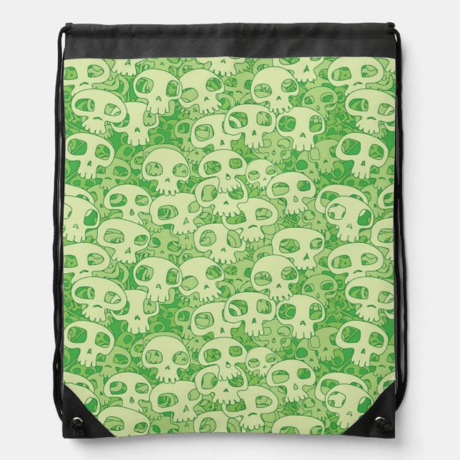 Cool skulls drawstring bag (Front)