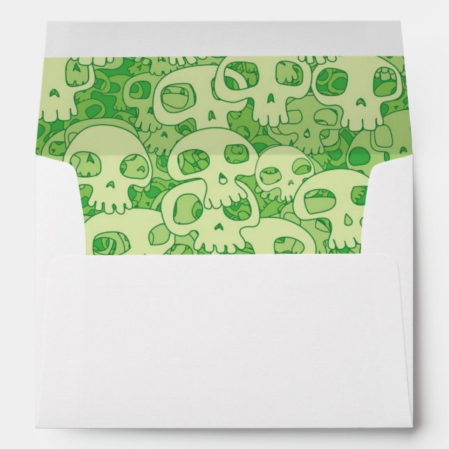 Cool skulls envelope (Back (Bottom))