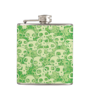 Cool skulls flask