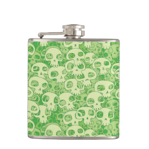Cool skulls flask