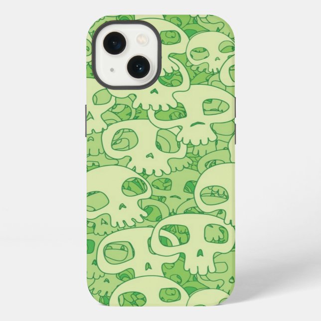 Cool skulls iphone case (Back)