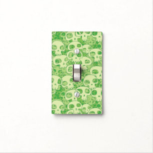 Cool skulls light switch cover