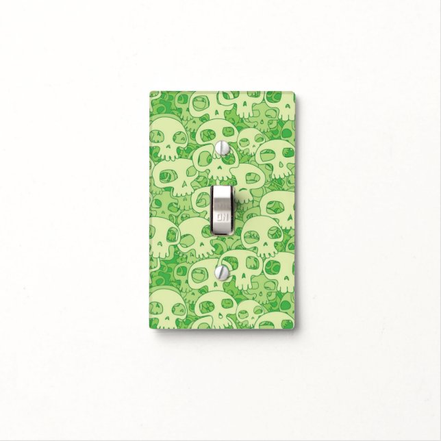 Cool skulls light switch cover (In Situ)