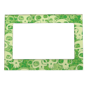 Cool skulls magnetic photo frame