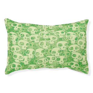 Cool skulls pet bed