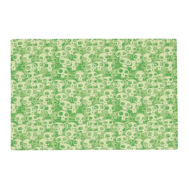 Cool skulls placemat (Front)