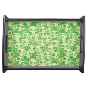 Cool skulls serving tray