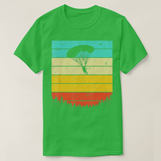 Cool Skydiving Art Men Women Skydiver Parachute Sk T-Shirt (Design Front)