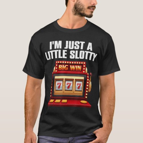 Cool Slot Machine Lovers Art For Men Women Casino  T_Shirt