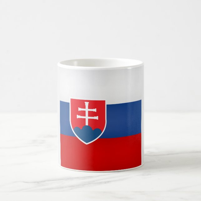 Cool Slovakia Flag Coffee Mug (Center)