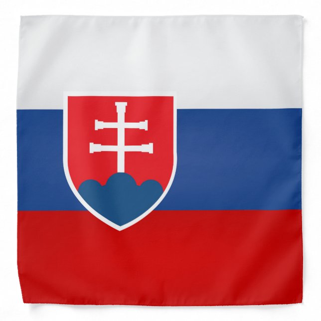 Cool Slovakia Flag Fashion Bandana (Front)