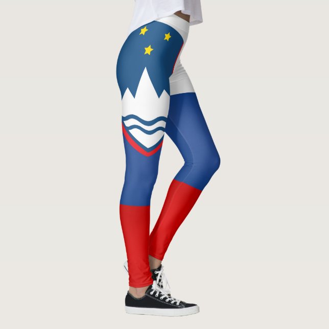 Cool Slovenia Flag Fashion Leggings (Right)