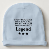 Cool Smart Cute Funny Quotes Baby Beanie (Front)