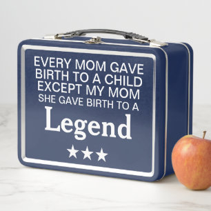 Cool Smart Cute Funny Quotes Metal Lunch Box