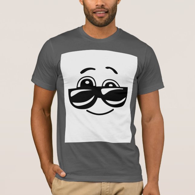 Cool Smiling Chasma Graphic T-Shirt for All Ages" (Front)