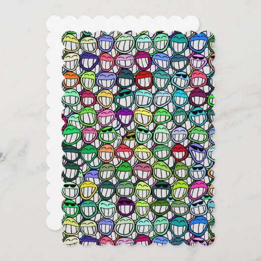 COOL SMILING FACES GROUP (Front/Back)