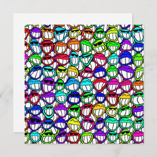 COOL SMILING FACES GROUP (Front/Back)