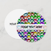 COOL SMILING FACES GROUP + your text (Front/Back)