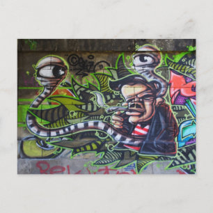 Cool Smoking Guy Postcard