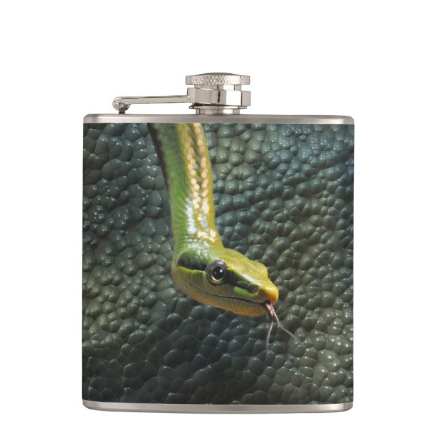 Cool Snake Skin-effect Reptile-lover Flask (Front)