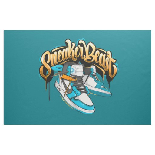 cool sneaker cotton  fabric