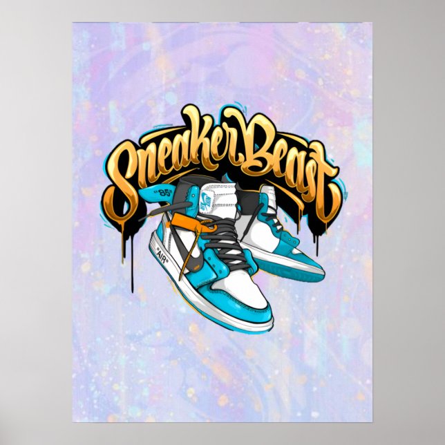 cool sneaker poster (Front)