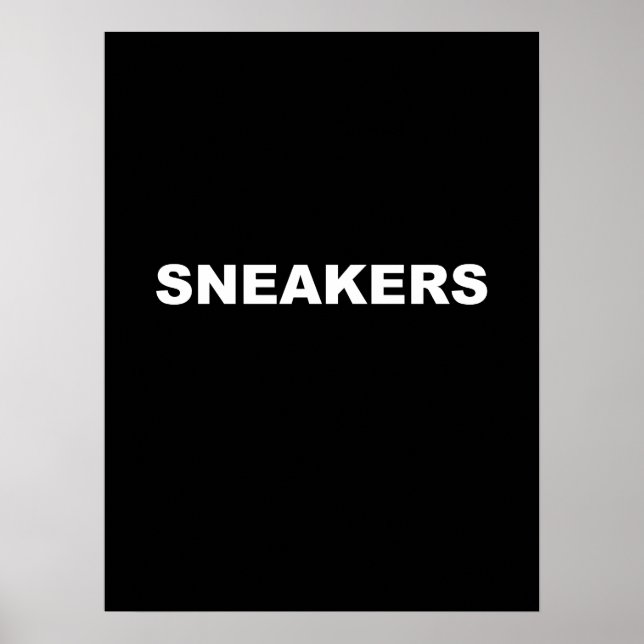 Cool Sneaker Wall Art Poster (Front)