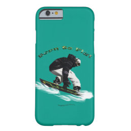 Cool Snow Boarder Winter Sports Theme Barely There iPhone 6 Case
