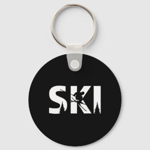 Cool Snowboard For Men Women Kids Ski Lover Mounta Keychain
