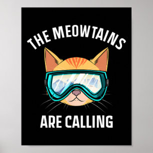 Cool Snowboard For Men Women Kids Ski Lover Mounta Poster