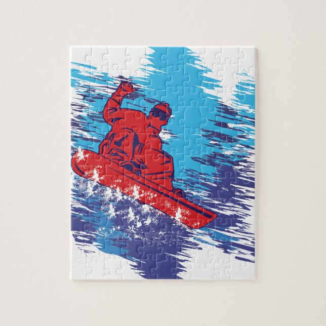 Cool Snowboarder Jigsaw Puzzle (Vertical)