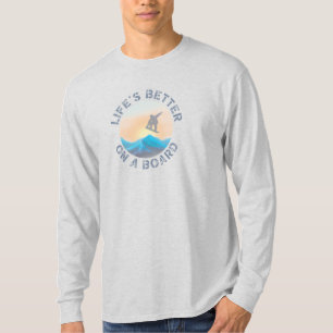 Cool Snowboarding Long Sleeve Shirt