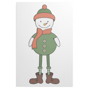 Cool Snowman Gallery Wrap