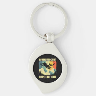 Cool Snowmobile Art for Men Women Kids Snowmobile Keychain