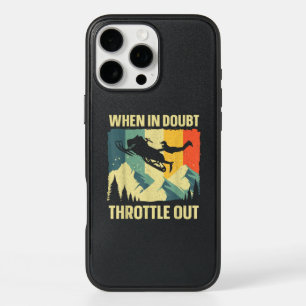 Cool Snowmobile Art for Men Women Kids Snowmobile  iPhone 16 Pro Max Case