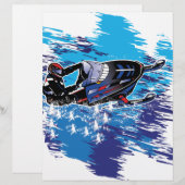 Cool Snowmobiler (Front/Back)