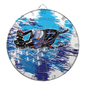 Cool Snowmobiler Dart Board