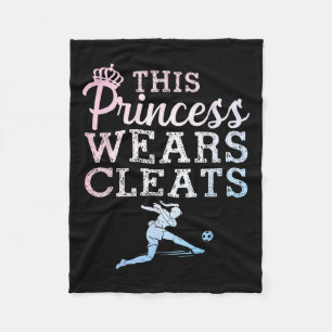 Cool Soccer Art For Women Teen Girls Goalie Soccer Fleece Blanket