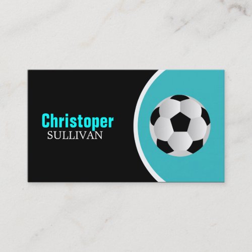Cool Soccer Ball Business Cards