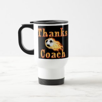 Cool Soccer Coach Gift Ideas Flaming Soccer Ball Coffee Mugs